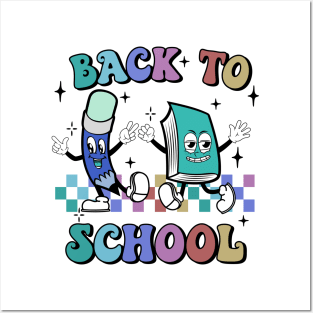 Back To School Retro Fun Design In Retro Fun Colors Posters and Art